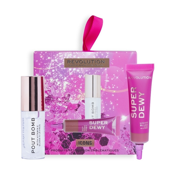 Makeup Revolution Gavesett med ikoner i gruppen HELSE OG SKJØNNHET / Gavesett / Gavesett for henne hos TP E-commerce Nordic AB (C33942)