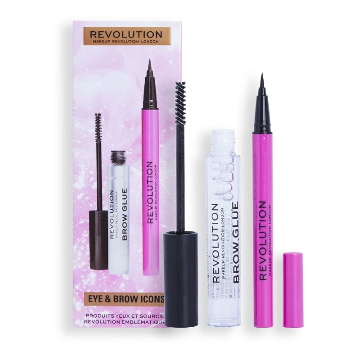 Makeup Revolution Eye & Brow Icons Gift Set i gruppen HELSE OG SKJØNNHET / Gavesett / Gavesett for henne hos TP E-commerce Nordic AB (C33943)