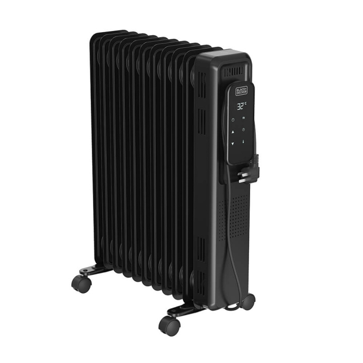 BLACK+DECKER Oljefyr Digital 2500W Svart i gruppen HJEM, HUS OG HAGE / Vifter og klimaprodukter / Panelovner hos TP E-commerce Nordic AB (C34651)
