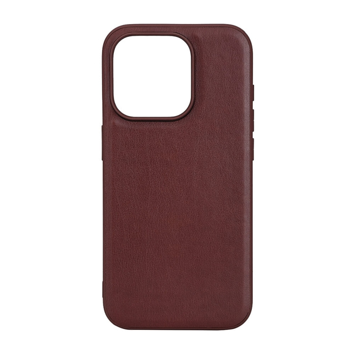 Buffalo Mobildeksel PU MagSeries Brun - iPhone 15 Pro i gruppen SMARTTELEFON & NETTBRETT / Mobilbeskyttelse / Apple / iPhone 15 hos TP E-commerce Nordic AB (C34655)