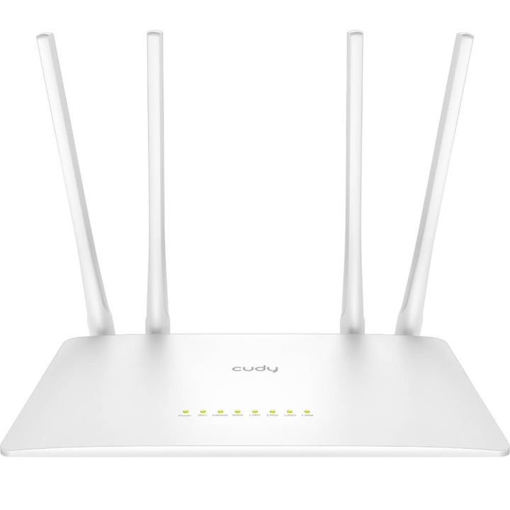 Cudy Wi-Fi Router WR1200 AC1200 i gruppen Datautstyr / Nettverk / Routere hos TP E-commerce Nordic AB (C34662)