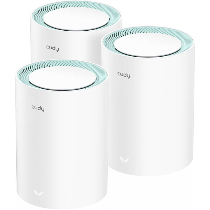 CUDY Mesh Solution M1300 3-pk AC1200 Gigabit i gruppen Datautstyr / Nettverk / Meshnettverk hos TP E-commerce Nordic AB (C34666)