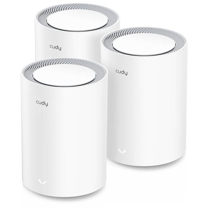 Cudy Mesh Solution M1800 3-pack AX1800 Gigabit Wi-Fi 6 2.5G i gruppen Datautstyr / Nettverk / Meshnettverk hos TP E-commerce Nordic AB (C34667)