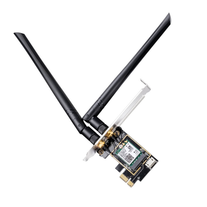 CUDY Adapter PCI-E WE3000 AX5400 Wi-Fi 6 i gruppen Datautstyr / Nettverk / Nettverkskort / PCI Express trådløse hos TP E-commerce Nordic AB (C34679)