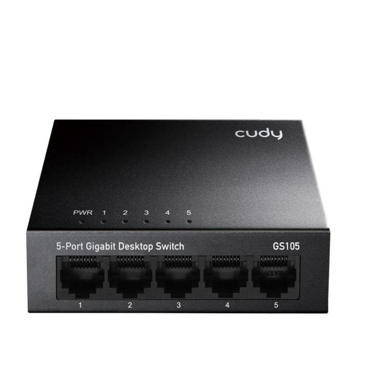 Cudy Switch GS105 5-port Gigabit i gruppen Datautstyr / Nettverk / Switcher / 10/100/1000Mbps hos TP E-commerce Nordic AB (C34680)