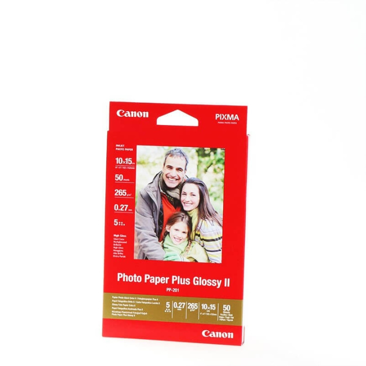 Canon Papir 2311B003 PP-201 10x15 Glossy i gruppen HJEM, HUS OG HAGE / Kontorsmaterialer / Papir og Blokker hos TP E-commerce Nordic AB (C34805)