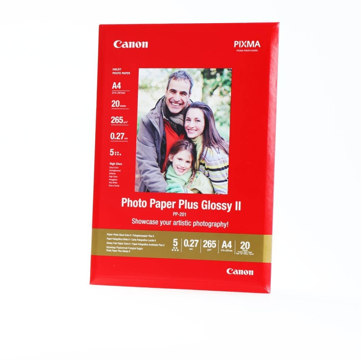 Canon Papper 2311B019 PP-201 A4 Glossy i gruppen HJEM, HUS OG HAGE / Kontorsmaterialer / Papir og Blokker hos TP E-commerce Nordic AB (C34806)