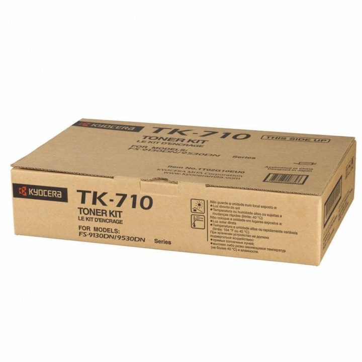 KYOCERA Toner 1T02G10EU0 TK-710 Svart i gruppen Datautstyr / Skrivere og tilbehør / Blekk og toner / Toner / Kyocera hos TP E-commerce Nordic AB (C34820)