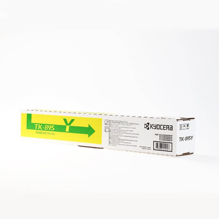 KYOCERA Toner 1T02K0ANL0 TK-895 Gul i gruppen Datautstyr / Skrivere og tilbehør / Blekk og toner / Toner / Kyocera hos TP E-commerce Nordic AB (C34831)