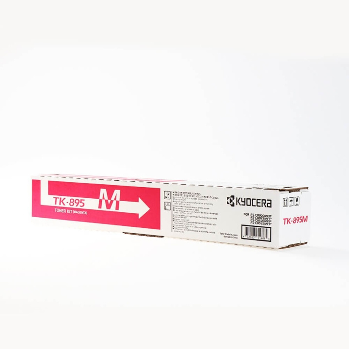 KYOCERA Toner 1T02K0BNL0 TK-895 Magenta i gruppen Datautstyr / Skrivere og tilbehør / Blekk og toner / Toner / Kyocera hos TP E-commerce Nordic AB (C34832)