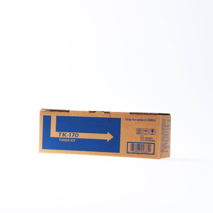KYOCERA Toner 1T02LZ0NLC TK-170 Svart i gruppen Datautstyr / Skrivere og tilbehør / Blekk og toner / Toner / Kyocera hos TP E-commerce Nordic AB (C34850)