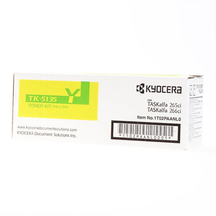 Kyocera Toner 1T02PAANL0 TK-5135 Gul i gruppen Datautstyr / Skrivere og tilbehør / Blekk og toner / Toner / Kyocera hos TP E-commerce Nordic AB (C34879)