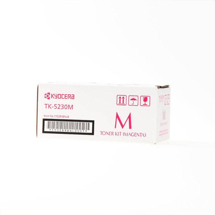 KYOCERA Toner 1T02R9BNL0 TK-5230 Magenta i gruppen Datautstyr / Skrivere og tilbehør / Blekk og toner / Toner / Kyocera hos TP E-commerce Nordic AB (C34892)