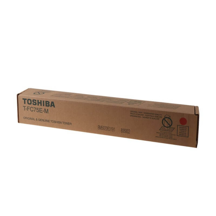 Toshiba Toner 6AK00000253 T-FC75E Magenta i gruppen Datautstyr / Skrivere og tilbehør / Blekk og toner / Toner / Toshiba hos TP E-commerce Nordic AB (C35039)