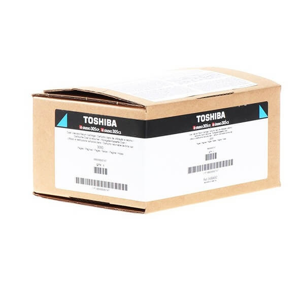 Toshiba Toner 6B000000746 T-305P-R Cyan i gruppen Datautstyr / Skrivere og tilbehør / Blekk og toner / Toner / Toshiba hos TP E-commerce Nordic AB (C35055)