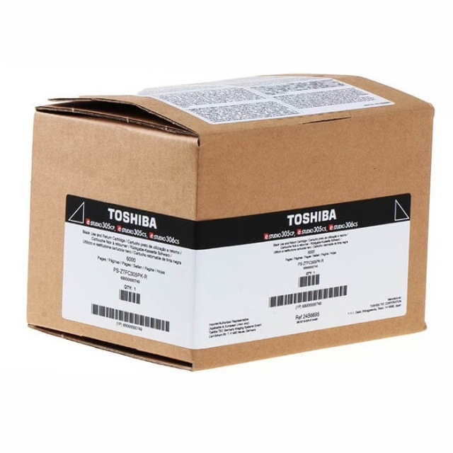 Toshiba Toner 6B000000748 T-305P-R Svart i gruppen Datautstyr / Skrivere og tilbehør / Blekk og toner / Toner / Toshiba hos TP E-commerce Nordic AB (C35056)