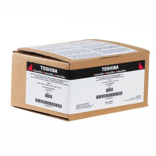 Toshiba Toner 6B000000750 T-305P-R Magenta i gruppen Datautstyr / Skrivere og tilbehør / Blekk og toner / Toner / Toshiba hos TP E-commerce Nordic AB (C35057)