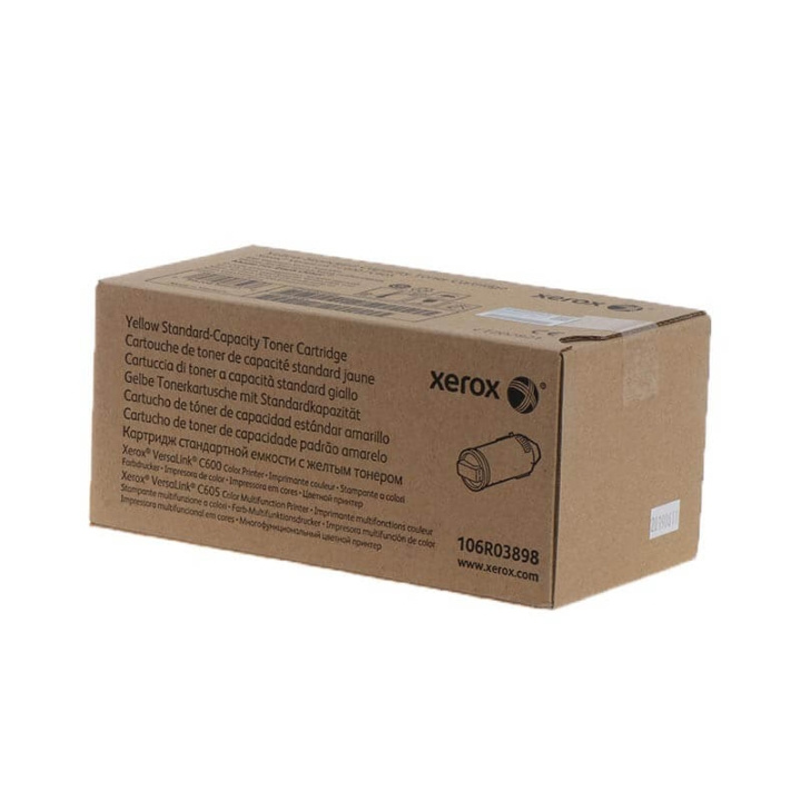Xerox Toner 106R03898 Gul i gruppen Datautstyr / Skrivere og tilbehør / Blekk og toner / Toner / Xerox hos TP E-commerce Nordic AB (C35152)
