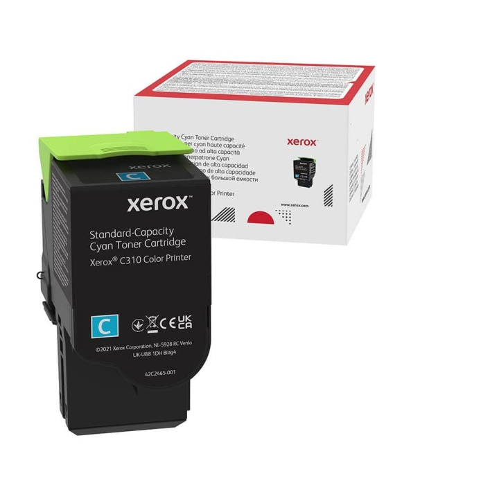 Xerox Toner 006R04357 Cyan i gruppen Datautstyr / Skrivere og tilbehør / Blekk og toner / Toner / Xerox hos TP E-commerce Nordic AB (C35178)