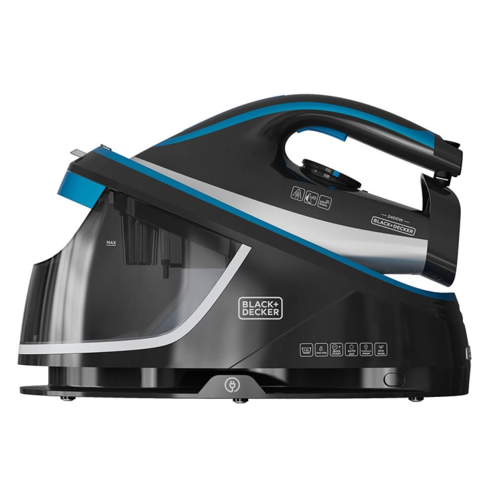 BLACK+DECKER Steam Station 1.5L Black i gruppen HJEM, HUS OG HAGE / Omsorg for klær (Finns inte riktigt något norskt ord för detta...) / Dampstasjoner hos TP E-commerce Nordic AB (C35331)