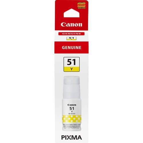 Canon Blekk 4548C001 GI-51 Gul i gruppen Datautstyr / Skrivere og tilbehør / Blekk og toner / Toner / Canon hos TP E-commerce Nordic AB (C35332)