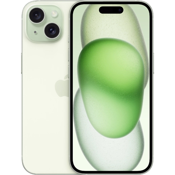 Apple iPhone 15 128 GB Grønn i gruppen SMARTTELEFON & NETTBRETT / Mobiltelefoner & smartphones hos TP E-commerce Nordic AB (C35401)