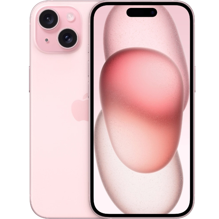 Apple iPhone 15 256 GB Rosa i gruppen SMARTTELEFON & NETTBRETT / Mobiltelefoner & smartphones hos TP E-commerce Nordic AB (C35404)