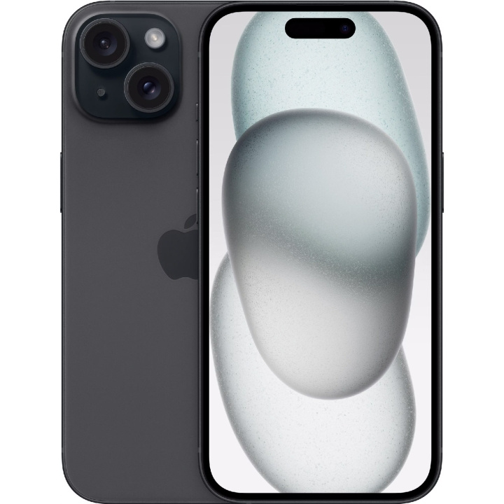 Apple iPhone 15 512 GB Svart i gruppen SMARTTELEFON & NETTBRETT / Mobiltelefoner & smartphones hos TP E-commerce Nordic AB (C35407)
