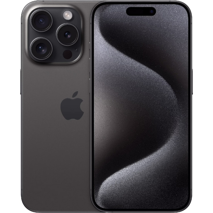 Apple iPhone 15 Pro 128GB Black Titanium i gruppen SMARTTELEFON & NETTBRETT / Mobiltelefoner & smartphones hos TP E-commerce Nordic AB (C35412)