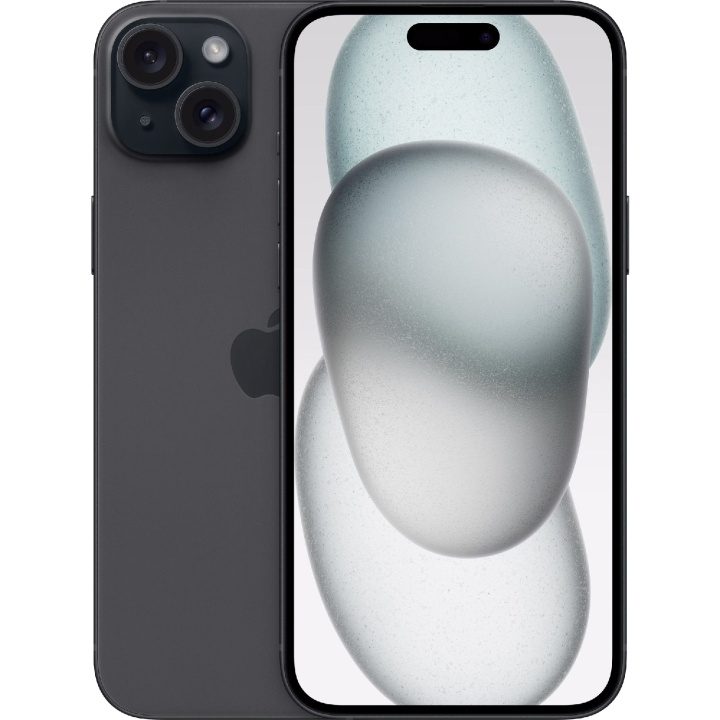 Apple iPhone 15 Plus 256 GB Svart i gruppen SMARTTELEFON & NETTBRETT / Mobiltelefoner & smartphones hos TP E-commerce Nordic AB (C35425)