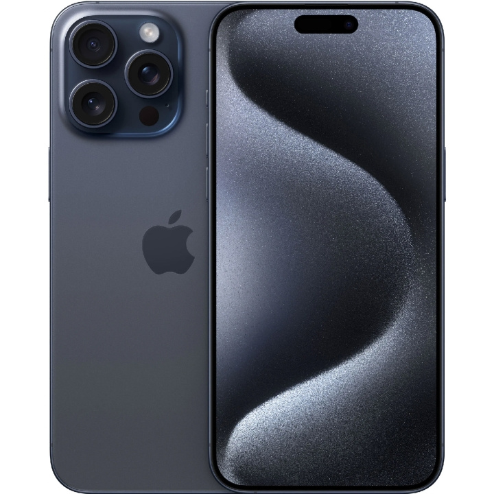 Apple iPhone 15 Pro Max 256GB Blue Titanium i gruppen SMARTTELEFON & NETTBRETT / Mobiltelefoner & smartphones hos TP E-commerce Nordic AB (C35429)