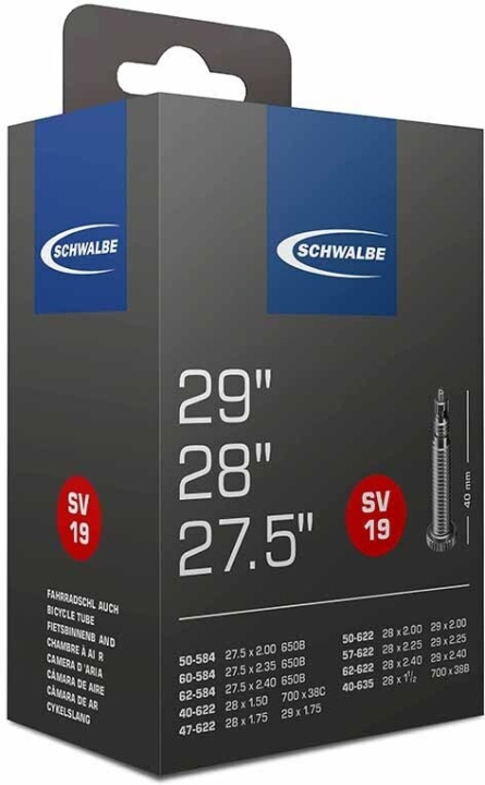 Schwalbe SV19 innerslange for terrengsykkel 27,5-29 i gruppen SPORT, FRITID & HOBBY / Sportsutstyr / Sykkeltilbehør / Annet sykkeltilbehør hos TP E-commerce Nordic AB (C36574)