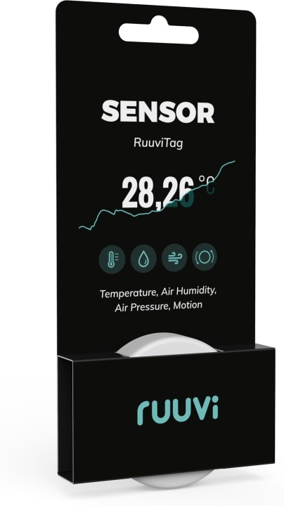 ruuviTag - multifunksjonell Bluetooth-sensor i gruppen SPORT, FRITID & HOBBY / Morsomme produkter / Smarte produkter hos TP E-commerce Nordic AB (C36588)