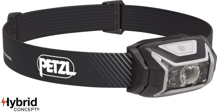 Petzl Actik Core hodelykt, grå i gruppen SPORT, FRITID & HOBBY / Lommelykter og hodelykter / Hodelykter hos TP E-commerce Nordic AB (C36613)