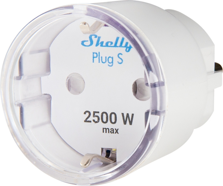 Shelly Plus Plug S Stikkontakt med fjernkontroll i gruppen HJEM, HUS OG HAGE / Smarthus / Smart plugs hos TP E-commerce Nordic AB (C36630)