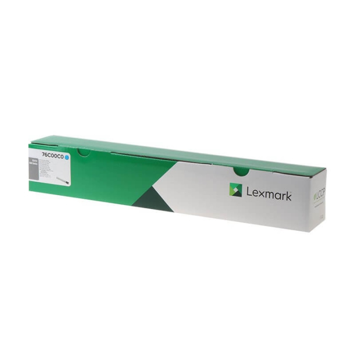 Lexmark Toner 76C00C0 Cyan Return i gruppen Datautstyr / Skrivere og tilbehør / Blekk og toner / Toner / Lexmark hos TP E-commerce Nordic AB (C36717)