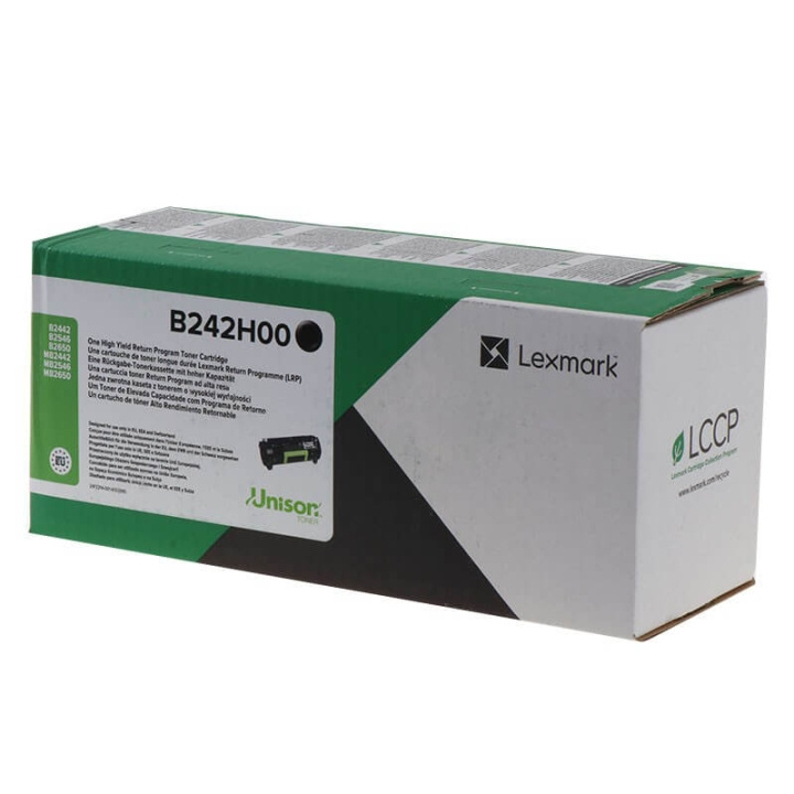 Lexmark Toner B242H00 Svart High Yield i gruppen Datautstyr / Skrivere og tilbehør / Blekk og toner / Toner / Lexmark hos TP E-commerce Nordic AB (C36745)