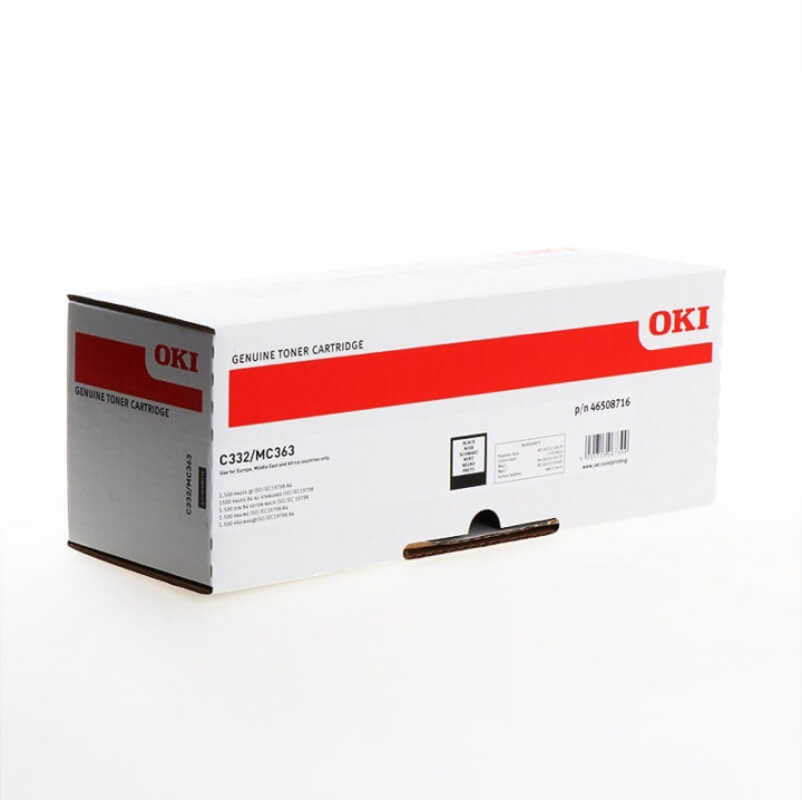 OKI Toner 46508716 Svart i gruppen Datautstyr / Skrivere og tilbehør / Blekk og toner / Toner / OKI hos TP E-commerce Nordic AB (C36895)