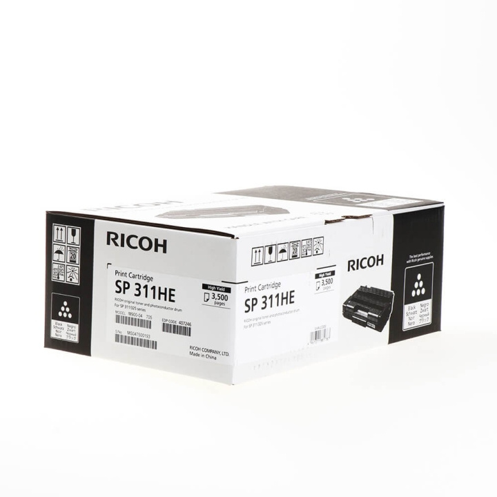 Ricoh Toner 407246 SP 311HE Svart i gruppen Datautstyr / Skrivere og tilbehør / Blekk og toner / Toner / Ricoh hos TP E-commerce Nordic AB (C37072)