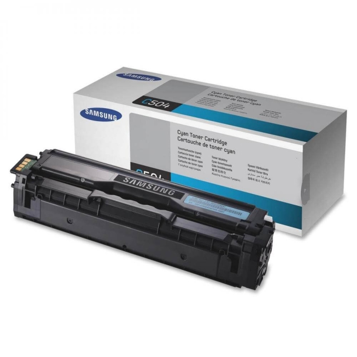 Samsung Toner SU025A CLT-C504S Cyan i gruppen Datautstyr / Skrivere og tilbehør / Blekk og toner / Toner / Samsung hos TP E-commerce Nordic AB (C37197)