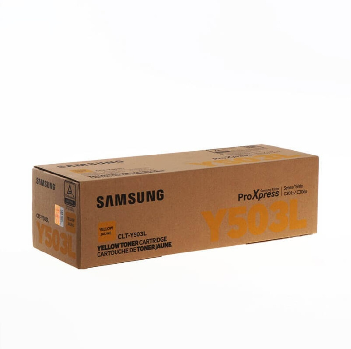 Samsung Toner SU491A CLT-Y503L Gul i gruppen Datautstyr / Skrivere og tilbehør / Blekk og toner / Toner / Samsung hos TP E-commerce Nordic AB (C37213)