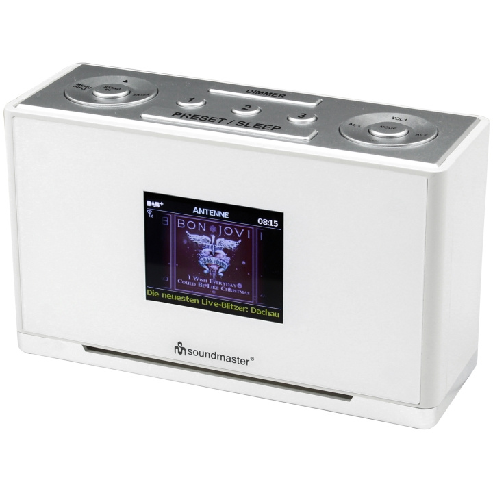 Soundmaster UR240SW DAB+/FM-radio med forhåndsvalg og klokkeradiofunksjon i gruppen Elektronikk / Lyd & Bilde / Hjemmekino, HiFi og bærbar / Radio & Vekkerklokker / Klokke Radio hos TP E-commerce Nordic AB (C37665)