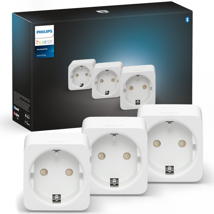 Philips Hue Smartplug 3-pakning i gruppen HJEM, HUS OG HAGE / Smarthus / Smart plugs hos TP E-commerce Nordic AB (C37685)