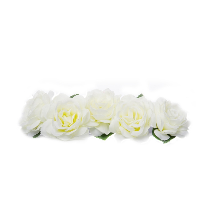 Hårband Hårbånd Blossom Big - Hvit i gruppen HELSE OG SKJØNNHET / Hår & styling / Hårtilbehør hos TP E-commerce Nordic AB (C37710)
