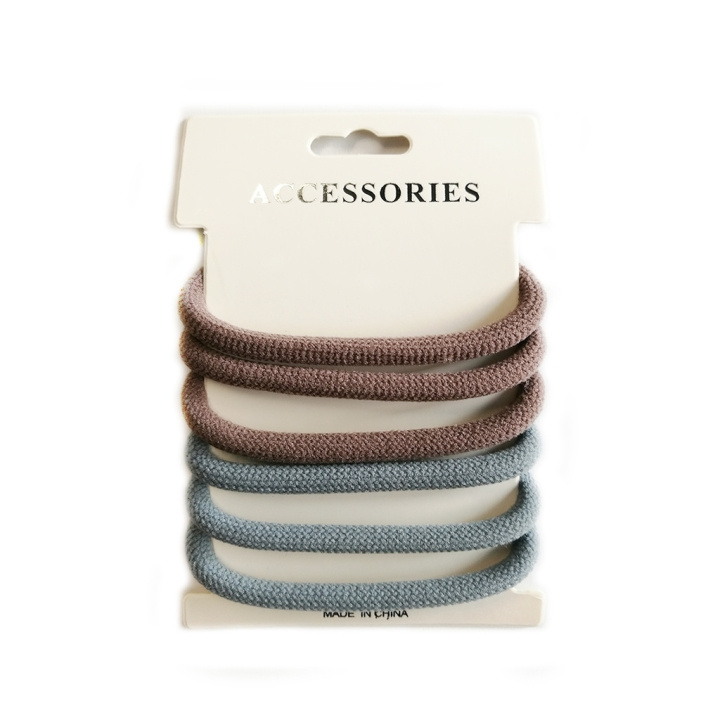 Hårsnodd Basic - Blå/grå i gruppen HELSE OG SKJØNNHET / Hår & styling / Hårtilbehør hos TP E-commerce Nordic AB (C37712)