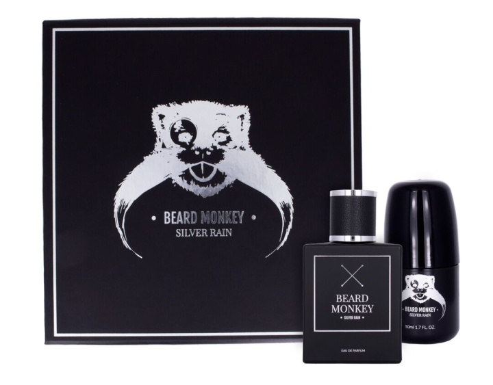 Beard Monkey Gavesett Beard Monkey Silver Rain i gruppen HELSE OG SKJØNNHET / Duft og parfyme / Parfyme / Parfyme for han hos TP E-commerce Nordic AB (C37718)
