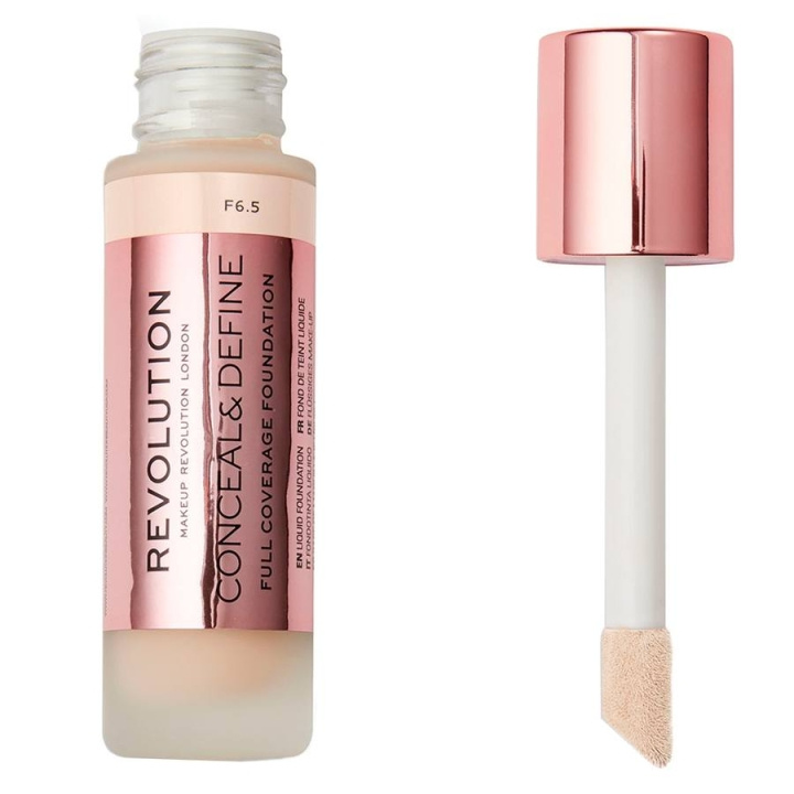 Makeup Revolution Conceal & Define Foundation F6.5 i gruppen HELSE OG SKJØNNHET / Makeup / Makeup ansikt / Foundation hos TP E-commerce Nordic AB (C37727)