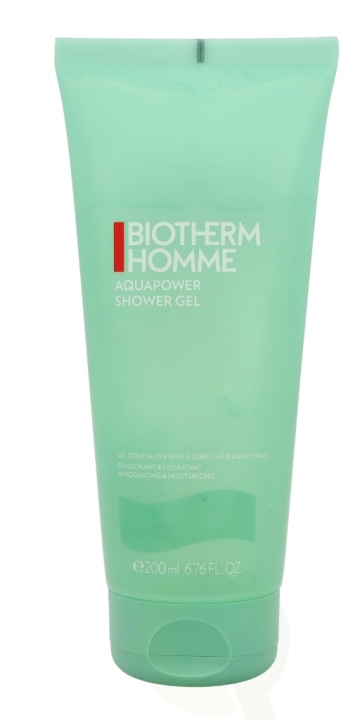 Biotherm Homme Aquapower Shower Gel 200 ml i gruppen HELSE OG SKJØNNHET / Hudpleie / Kroppspleie / Bad- og dusjkrem hos TP E-commerce Nordic AB (C37809)