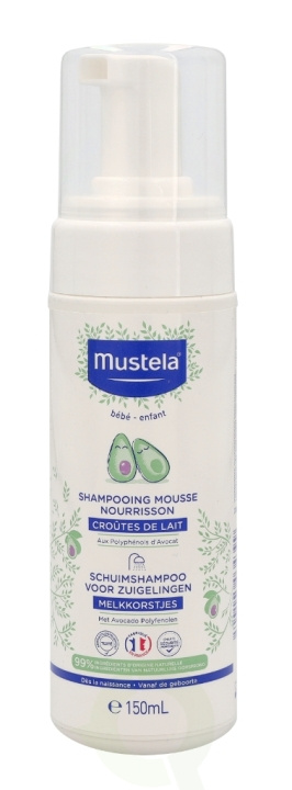 Mustela Skumsjampo for nyfødte 150 ml i gruppen HELSE OG SKJØNNHET / Hår & styling / Hårpleie / Sjampo hos TP E-commerce Nordic AB (C37949)
