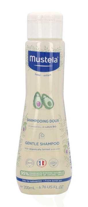 Mustela Gentle Shampoo 200 ml i gruppen HELSE OG SKJØNNHET / Hår & styling / Hårpleie / Sjampo hos TP E-commerce Nordic AB (C37951)